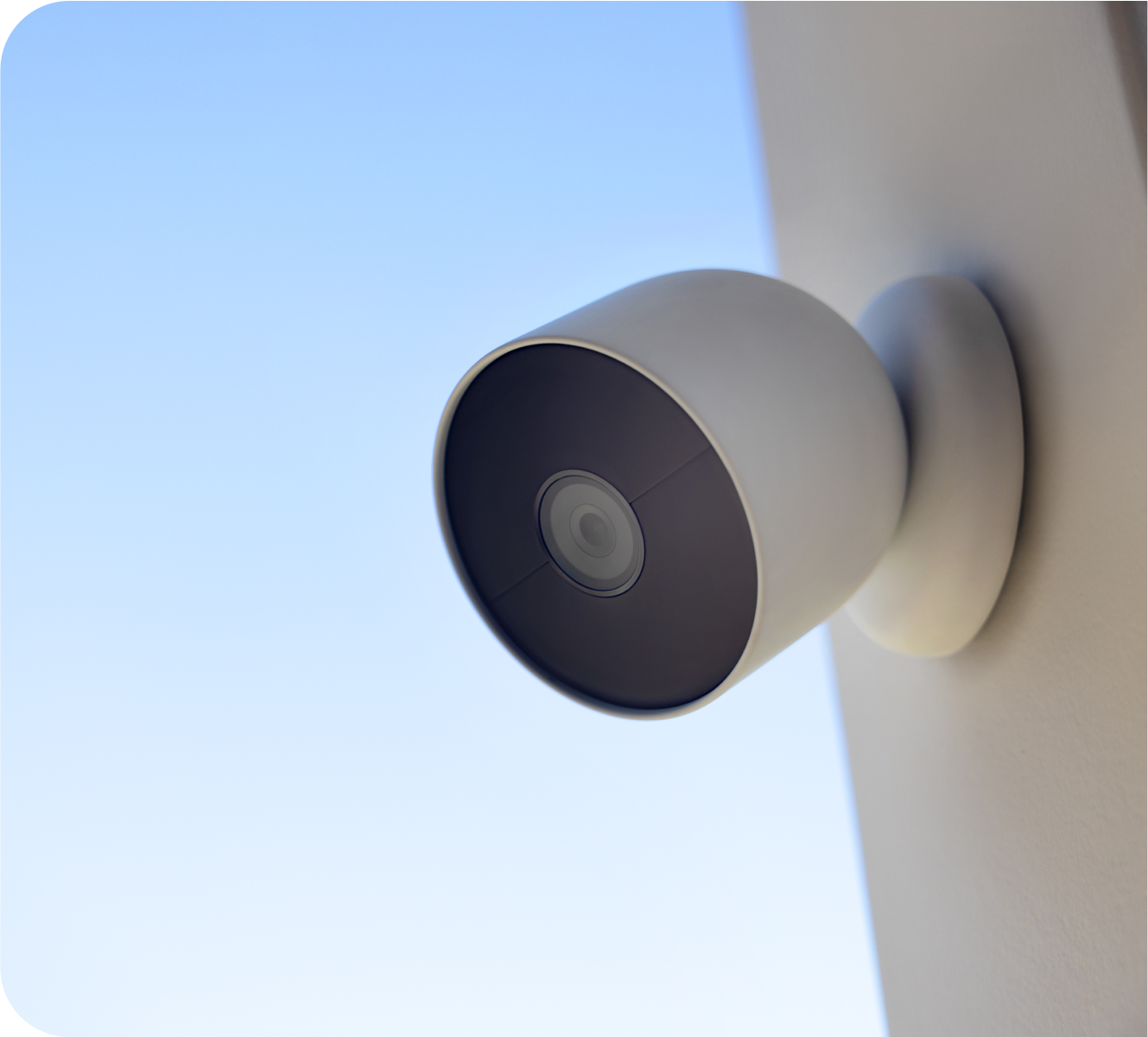 Nest outdoor camera on a home