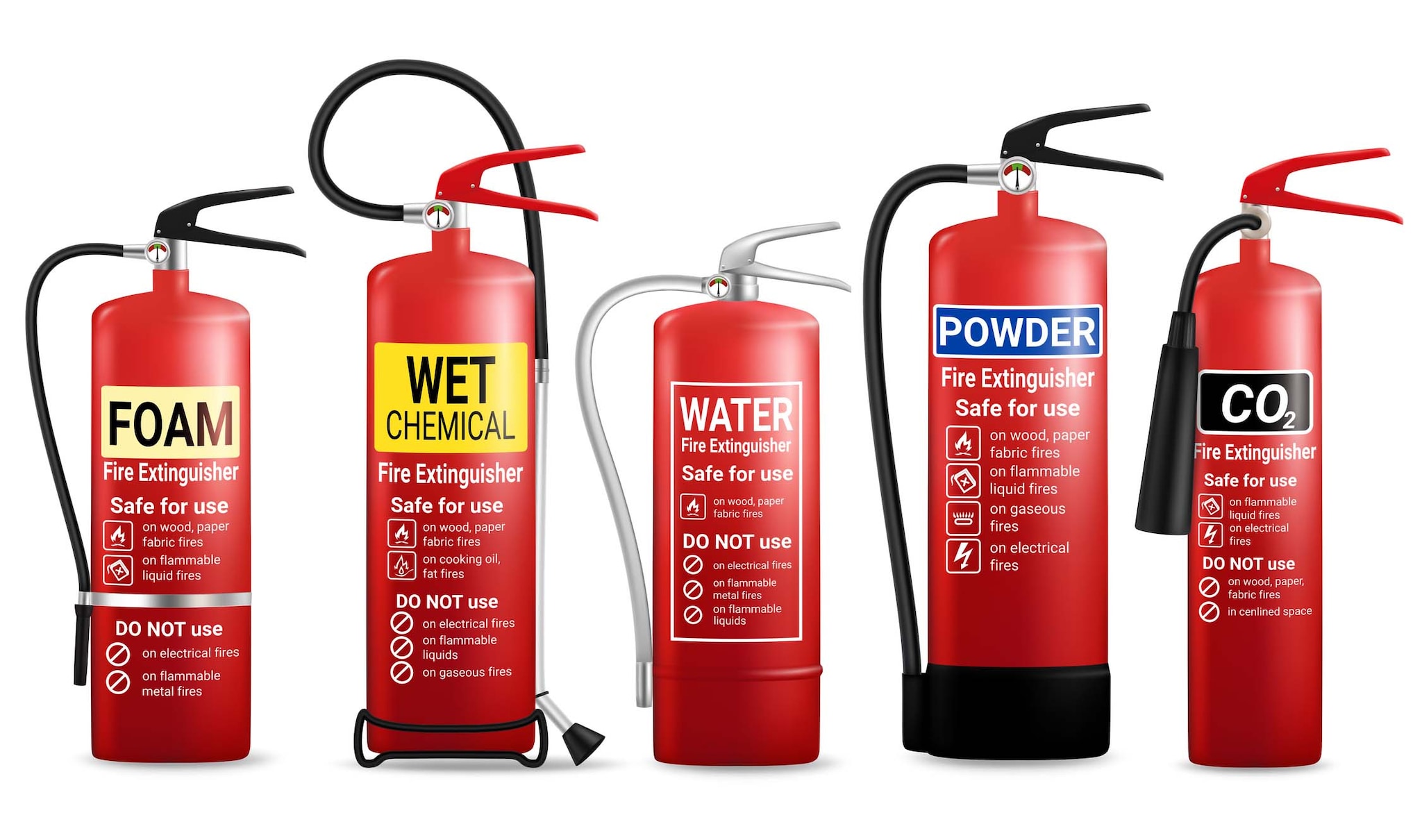 Fire Extinguisher Types And Uses 