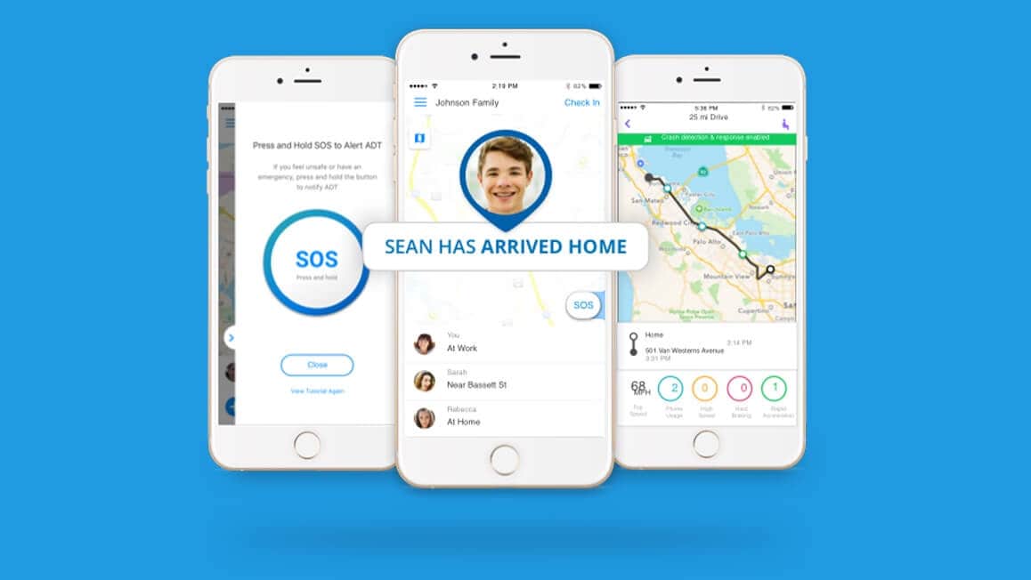 Get ADT Go, the mobile safety app for  families on the go.