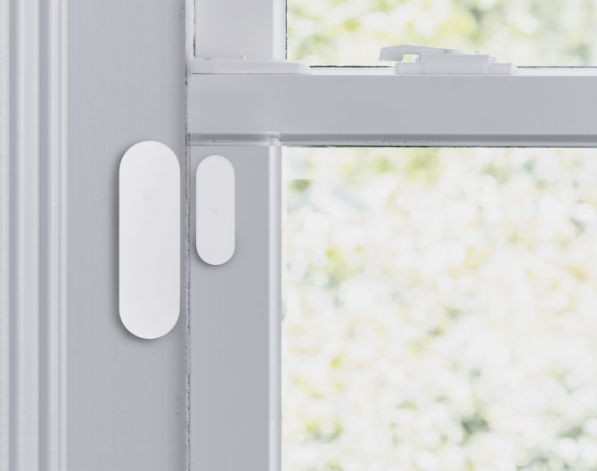 ADT Door/Window Sensor on a window