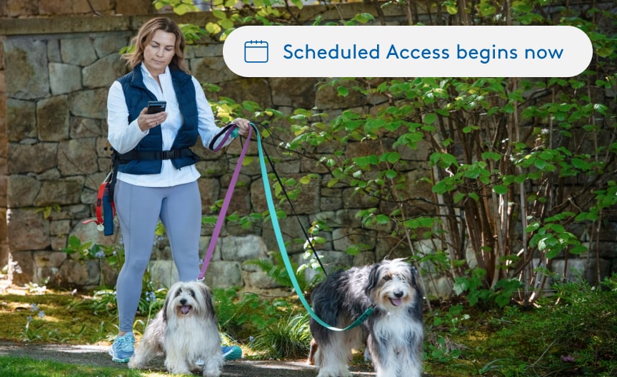 Dogwalker being granted access to someone's home via Trusted Neighbor Dogwalker being granted access to someone's home via Trusted Neighbor