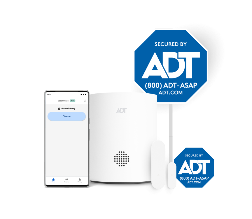 BYO system of ADT app, hub. yard sign, etc. BYO system of ADT app, hub. yard sign, etc.