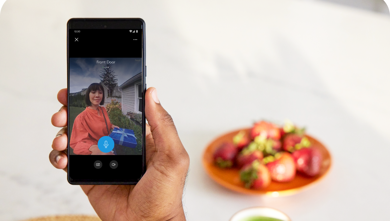 Live footage on the ADT+ app Live footage on the ADT+ app