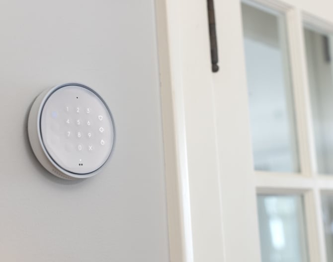 ADT Keypad on a wall ADT Keypad on a wall