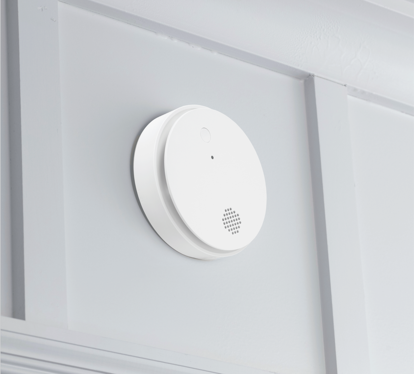Smoke Detector installed on a wall in a home