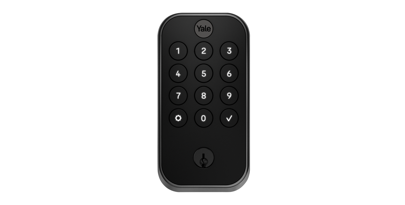 Yale Smart Lock, Black Suede